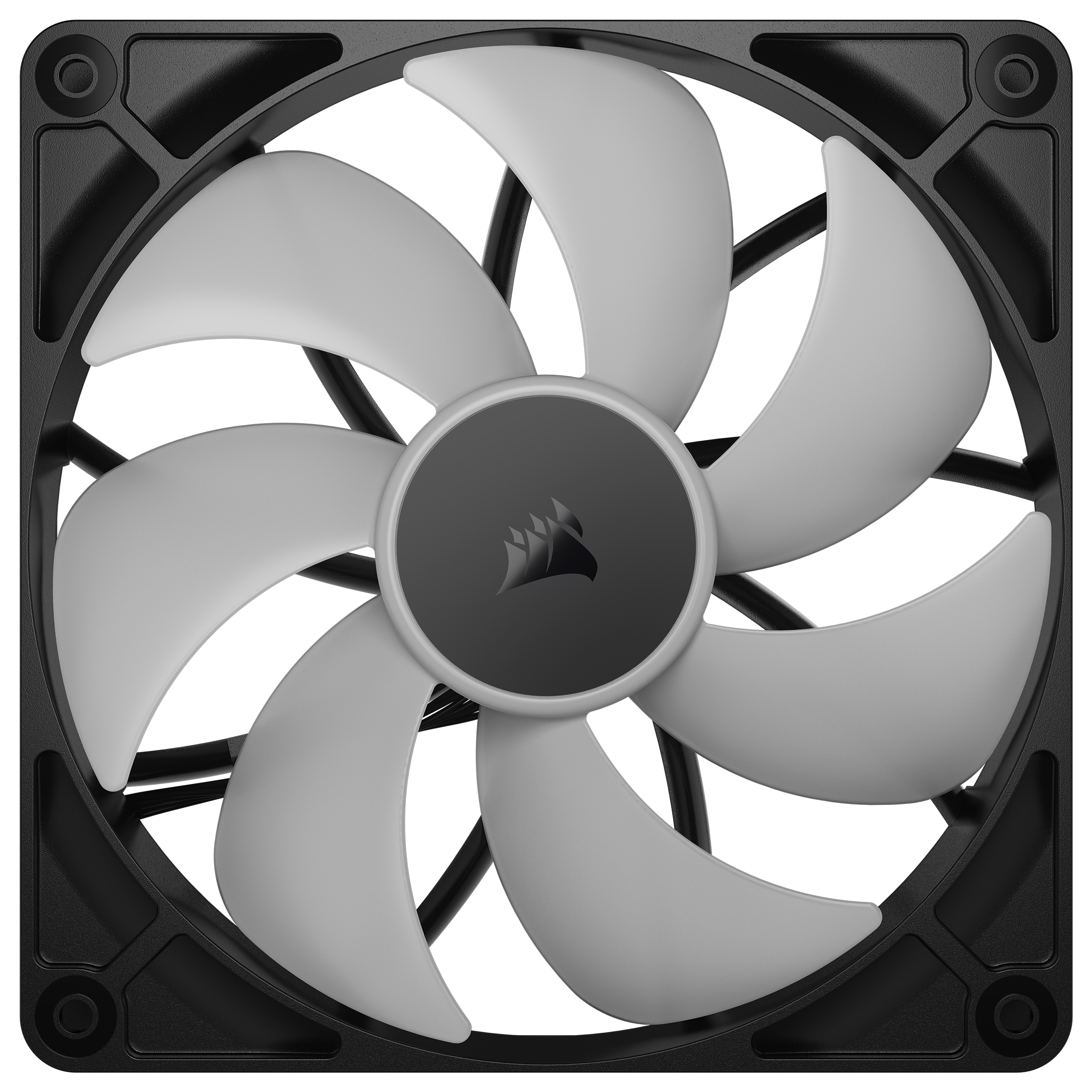A large main feature product image of Corsair RS140 ARGB - 140mm PWM Fan 2-Pack (Black)