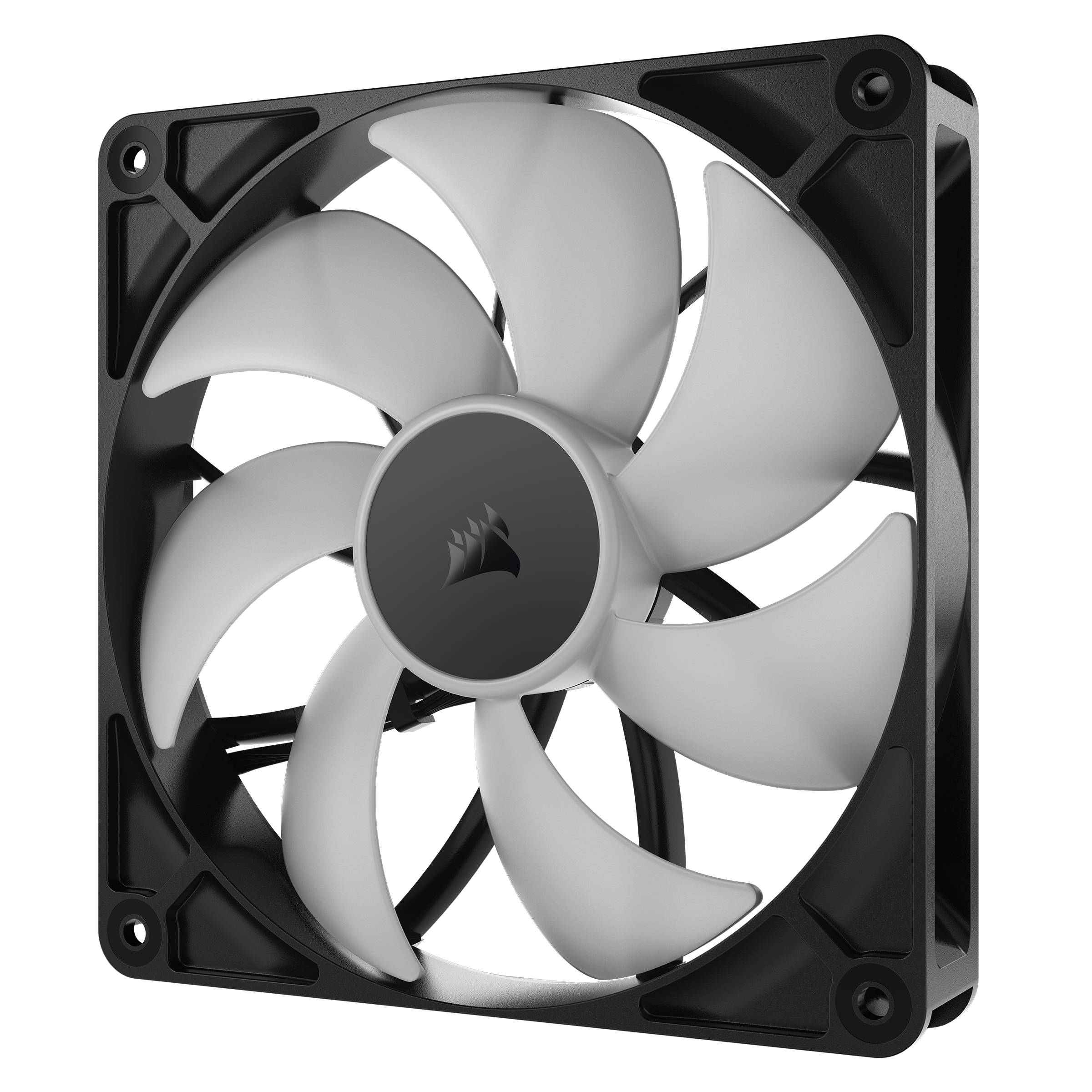 A large main feature product image of Corsair RS140 ARGB - 140mm PWM Fan 2-Pack (Black)