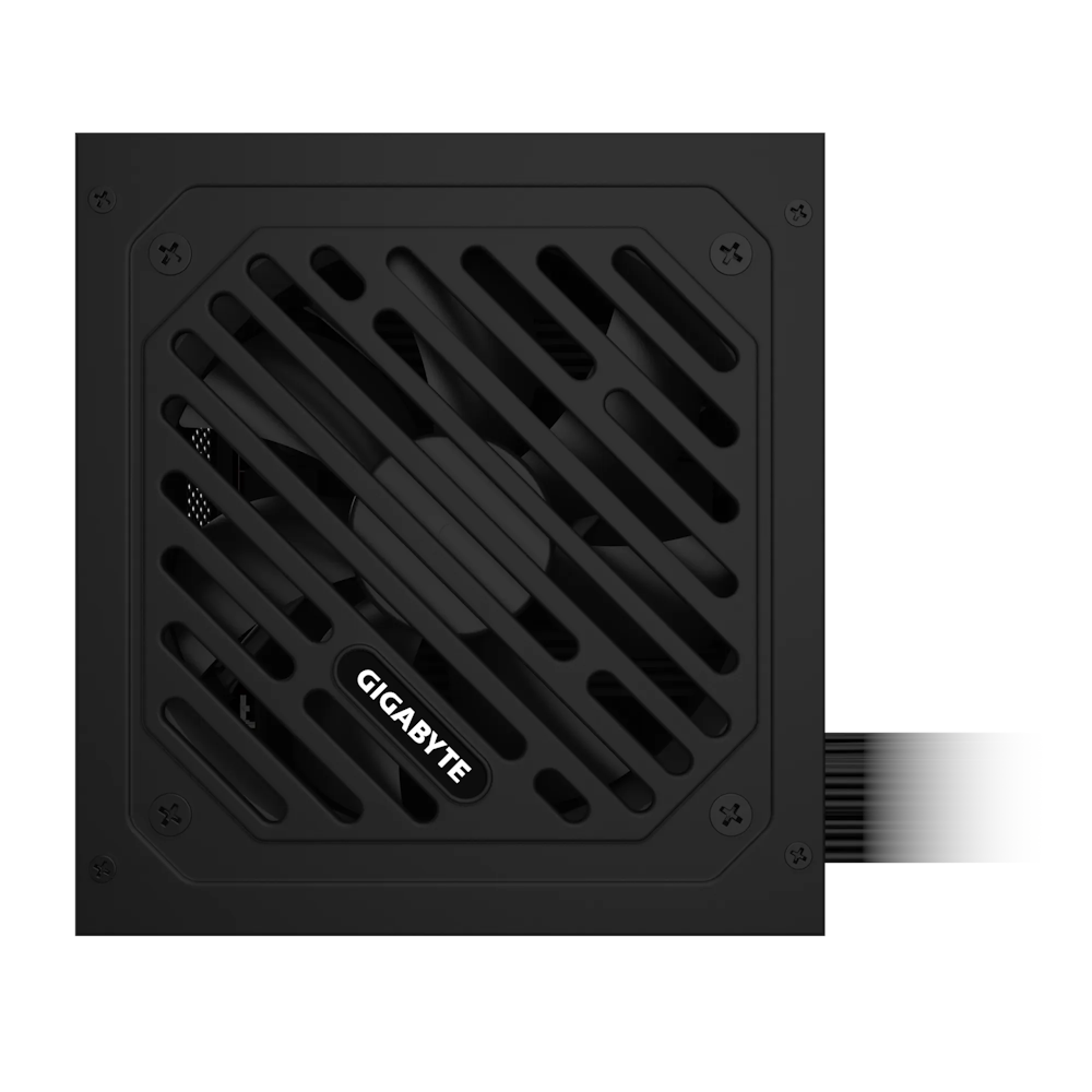 A large main feature product image of Gigabyte P650SS - 650W Silver ATX PSU