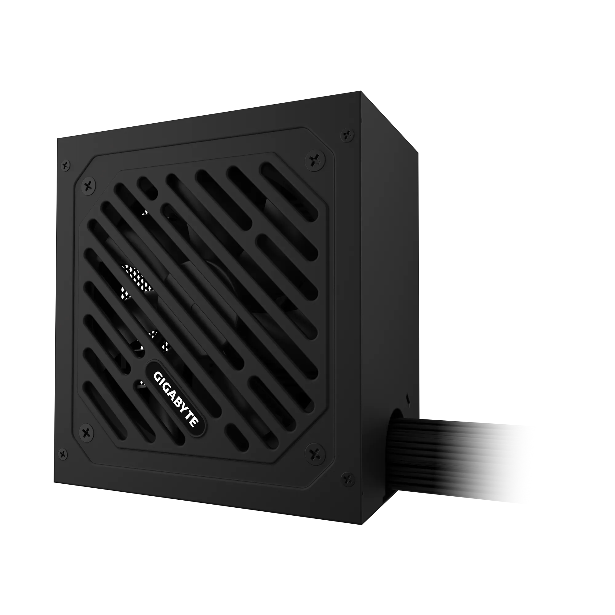 A large main feature product image of Gigabyte P650SS - 650W Silver ATX PSU