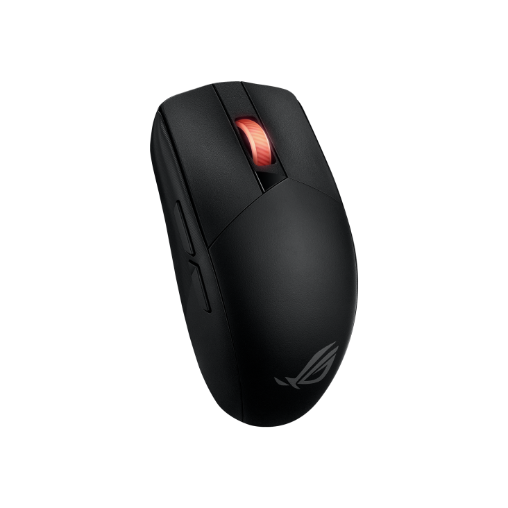 A large main feature product image of ASUS ROG Impact III Wireless Gaming Mouse