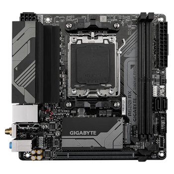 Product image of Gigabyte A620I AX AM5 DDR5 mITX Desktop Motherboard - Click for product page of Gigabyte A620I AX AM5 DDR5 mITX Desktop Motherboard