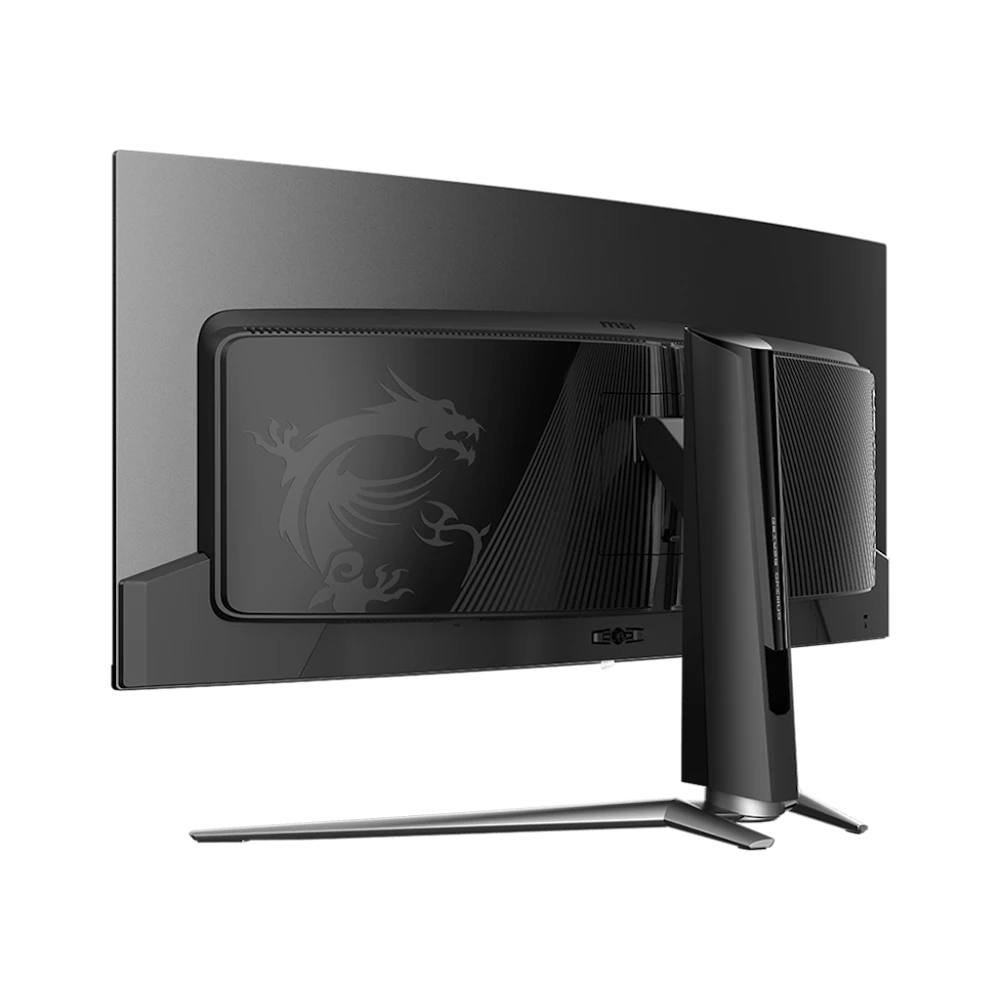 A large main feature product image of MSI MPG 341CQPX QD-OLED - 34" Curved 1440p 240Hz Gaming Monitor