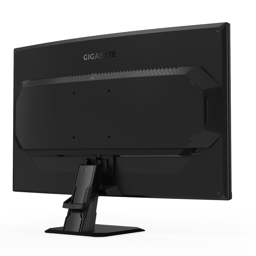 A large main feature product image of Gigabyte GS27QC  27"  Curved 1440p 165Hz/OC 170Hz Edge Monitor