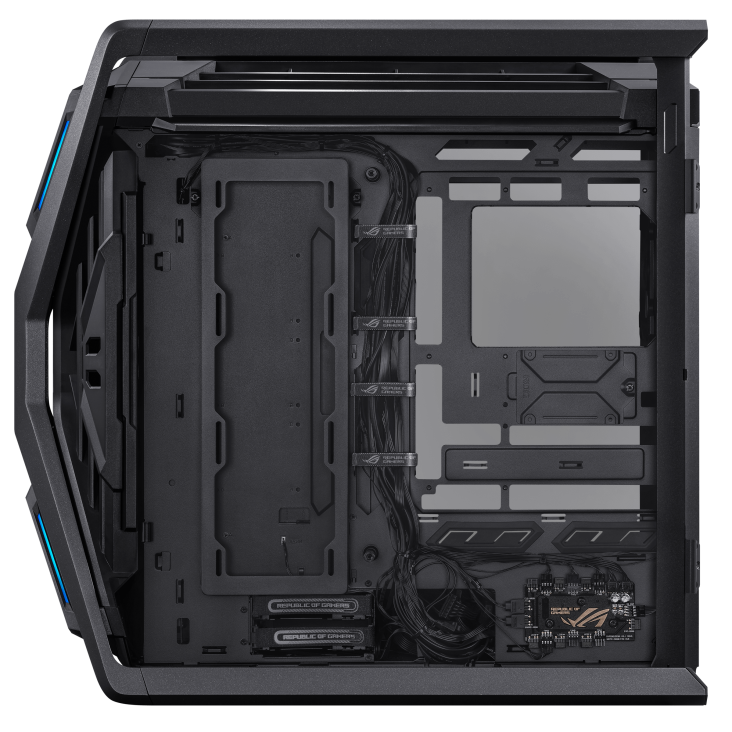 A large main feature product image of ASUS ROG Hyperion GR701 BTF Edition Full Tower Case - Black
