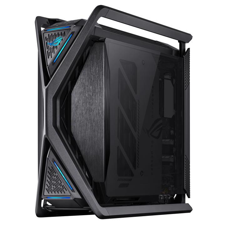 A large main feature product image of ASUS ROG Hyperion GR701 BTF Edition Full Tower Case - Black