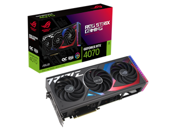 Product image of EX-DEMO ASUS GeForce RTX 4070 ROG Strix OC 12GB GDDR6X - Click for product page of EX-DEMO ASUS GeForce RTX 4070 ROG Strix OC 12GB GDDR6X