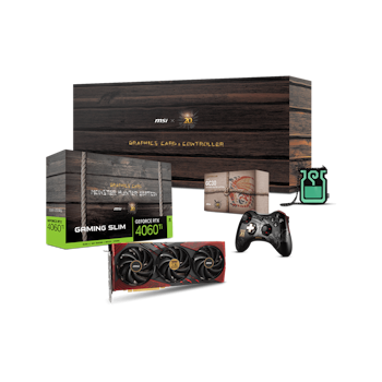 Product image of MSI GeForce RTX 4060 Ti Gaming Slim 8GB GDDR6X x GC30 Controller - Monster Hunter Edition - Click for product page of MSI GeForce RTX 4060 Ti Gaming Slim 8GB GDDR6X x GC30 Controller - Monster Hunter Edition