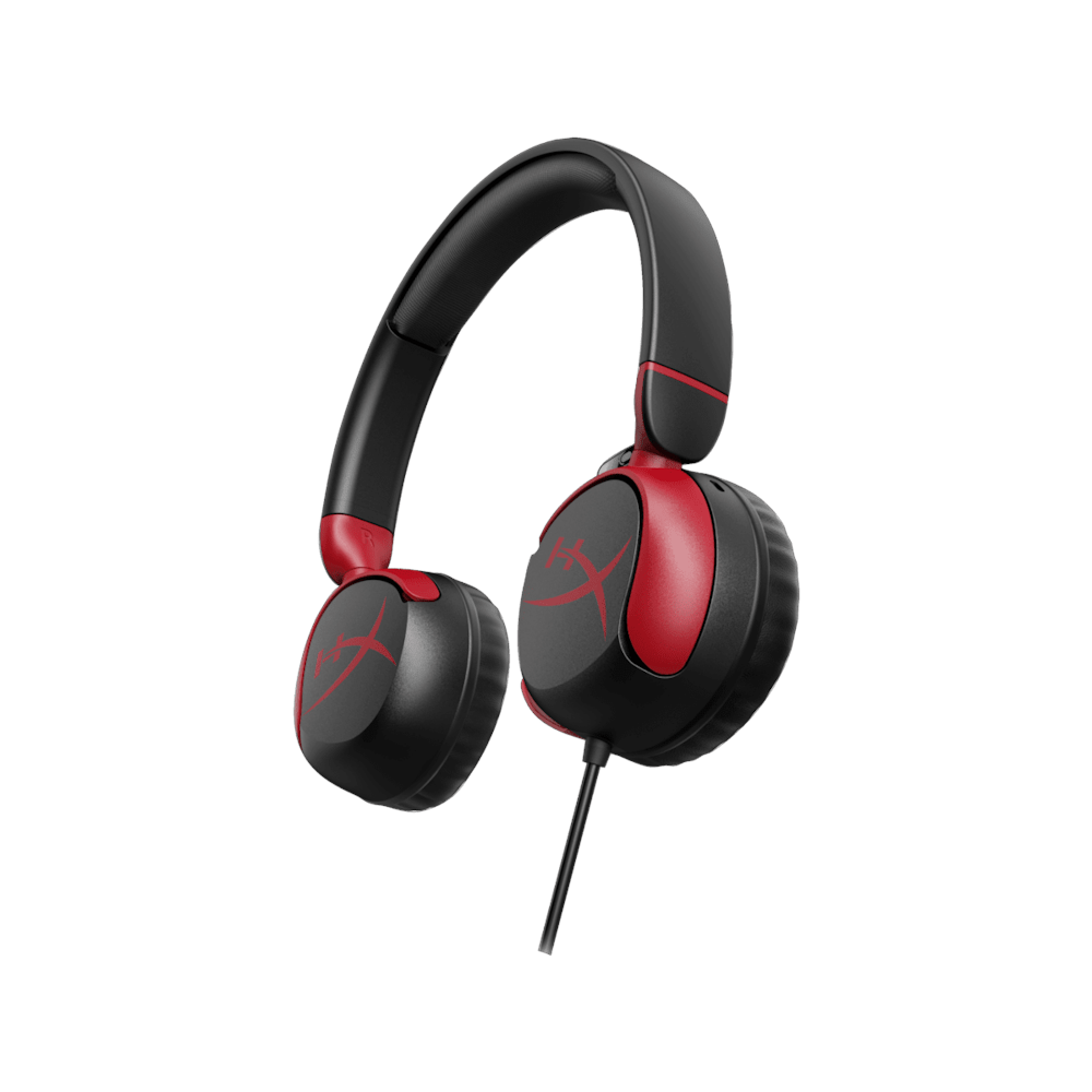 A large main feature product image of HyperX Cloud Mini - Compact Headset for Young Gamers (Black)