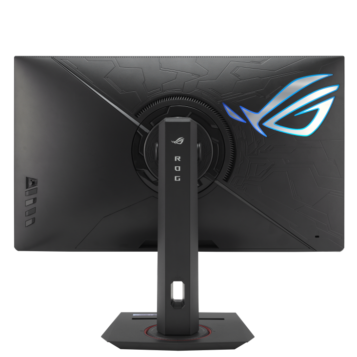 A large main feature product image of ASUS ROG Strix XG27UCG - 27" 4K 2160p 160Hz / 1080p 320Hz Dual-Mode Fast IPS Gaming Monitor 
