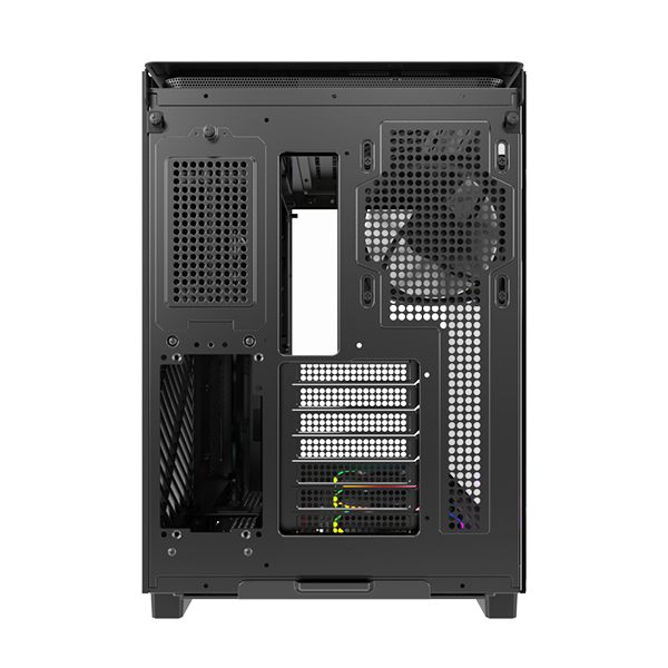 A large main feature product image of Montech KING 95 PRO Dual-Chamber Tempered Glass Mid Tower Case (Black)