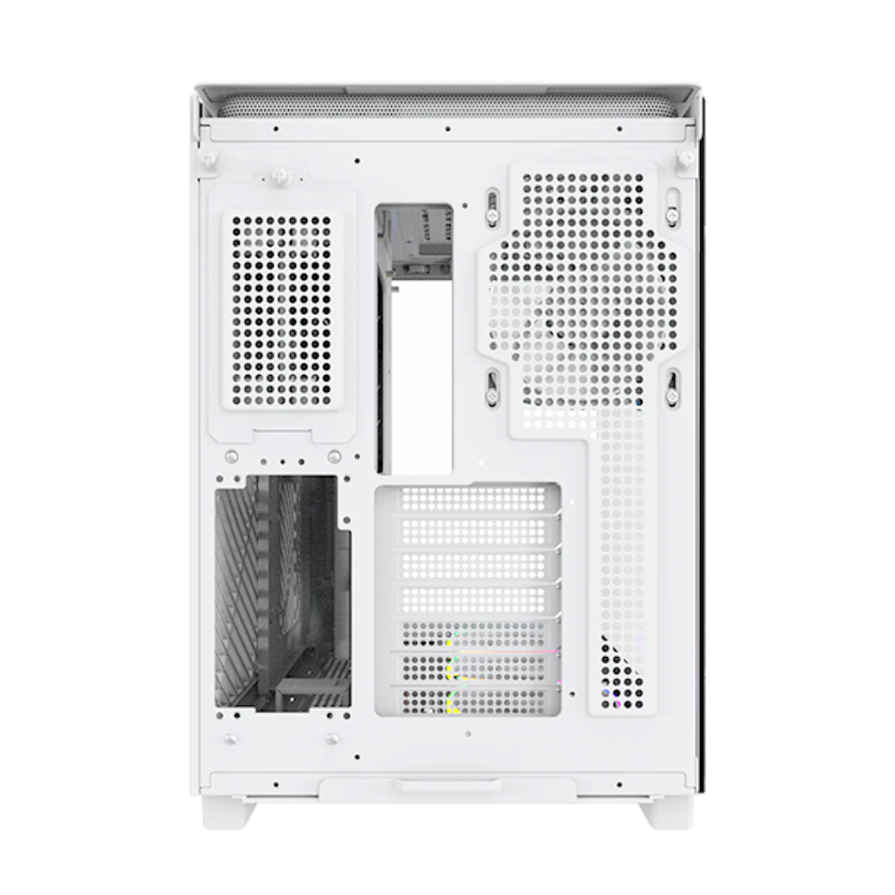 A large main feature product image of Montech KING 95 PRO Dual-Chamber Tempered Glass Mid Tower Case (White)