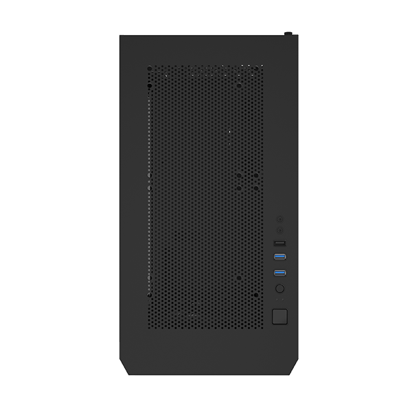 A large main feature product image of Montech AIR 100 ARGB Micro Tower Case (Black)