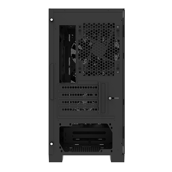 A large main feature product image of Montech AIR 100 LITE Micro Tower Case (Black)