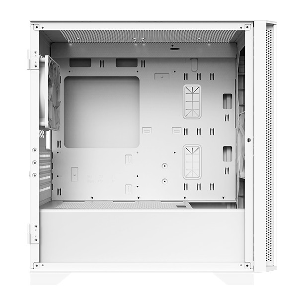 A large main feature product image of Montech AIR 100 LITE Micro Tower Case (White)