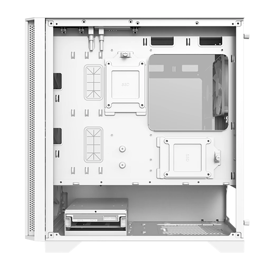 A large main feature product image of Montech AIR 100 LITE Micro Tower Case (White)