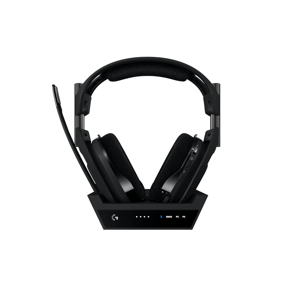 A large main feature product image of Logitech G ASTRO A50 X Wireless Headset & Base Station for PC/PS5/Xbox (Black)
