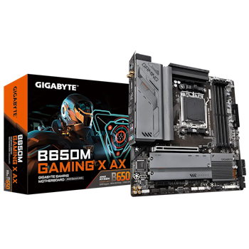 Product image of EX-DEMO Gigabyte B650M Gaming X AX AM5 mATX Desktop Motherboard - Click for product page of EX-DEMO Gigabyte B650M Gaming X AX AM5 mATX Desktop Motherboard
