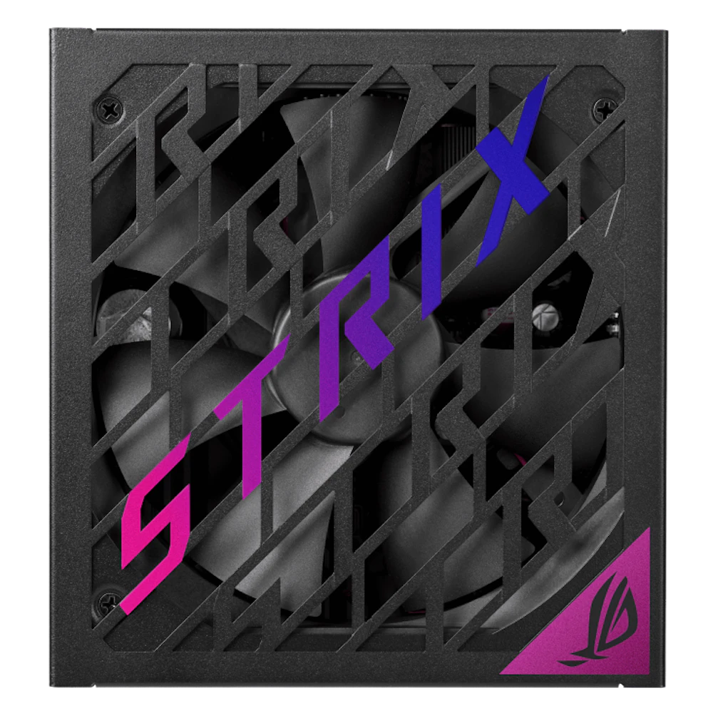 A large main feature product image of ASUS ROG Strix 1000W Platinum PCIe 5.0 ATX Modular PSU