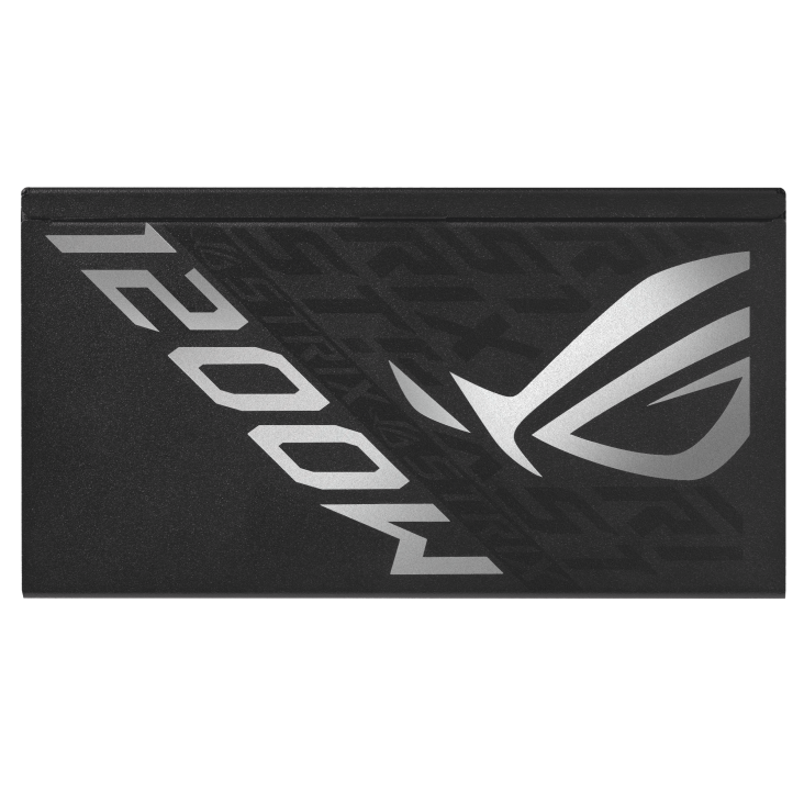 A large main feature product image of ASUS ROG Strix 1200W Platinum PCIe 5.0 ATX Modular PSU