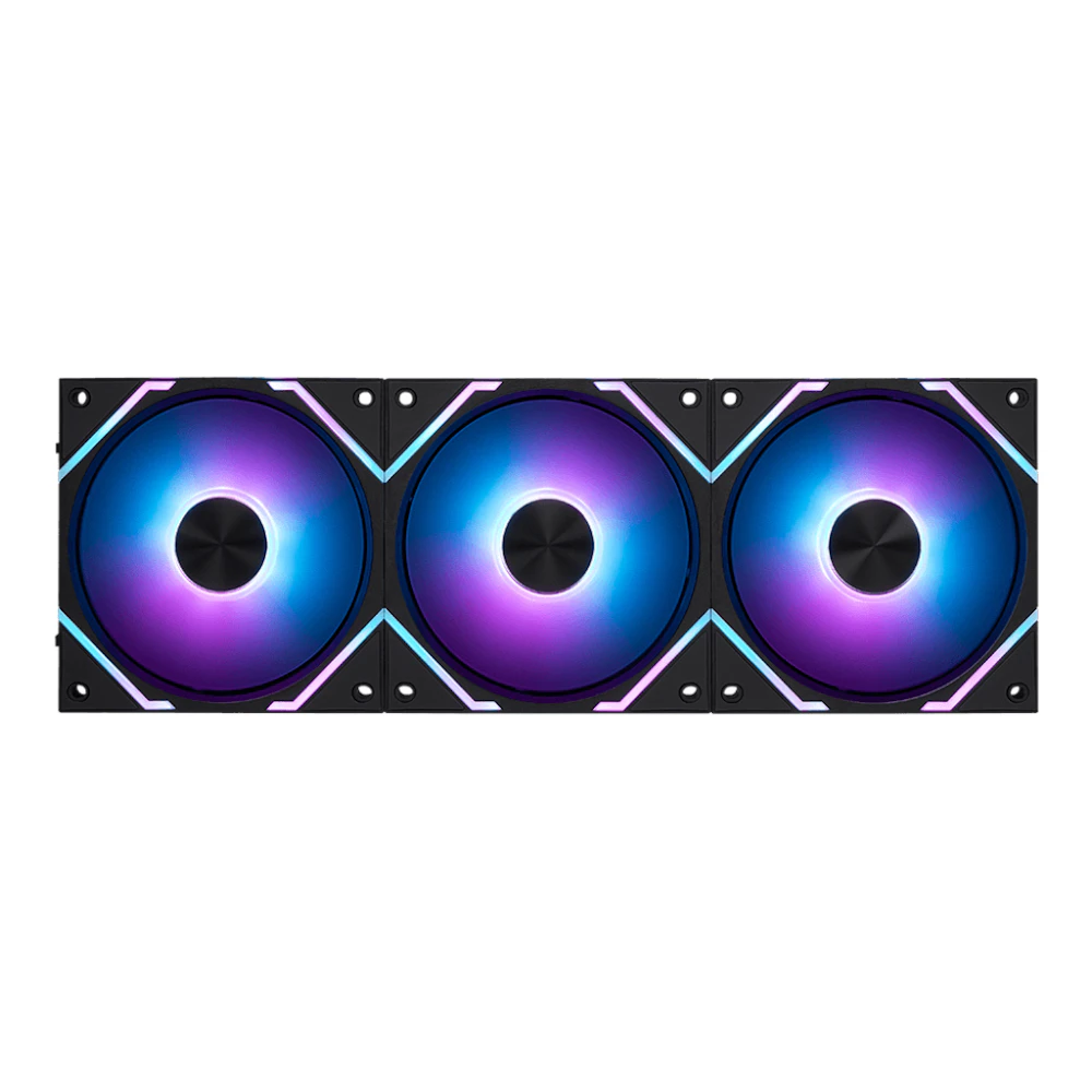 A large main feature product image of MSI MPG EZ120 ARGB 120mm Fan - 3 Pack