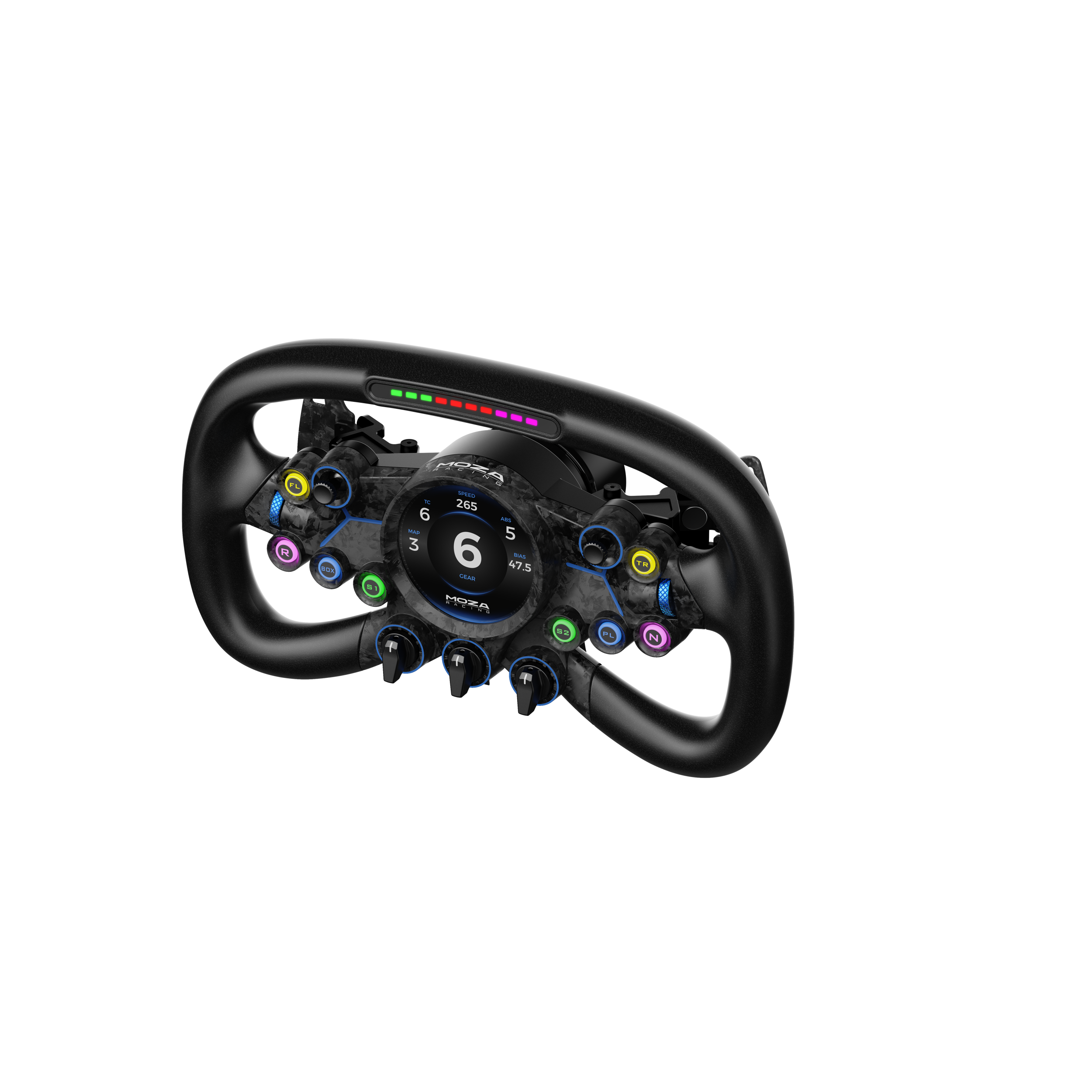 A large main feature product image of MOZA VGS Steering Wheel