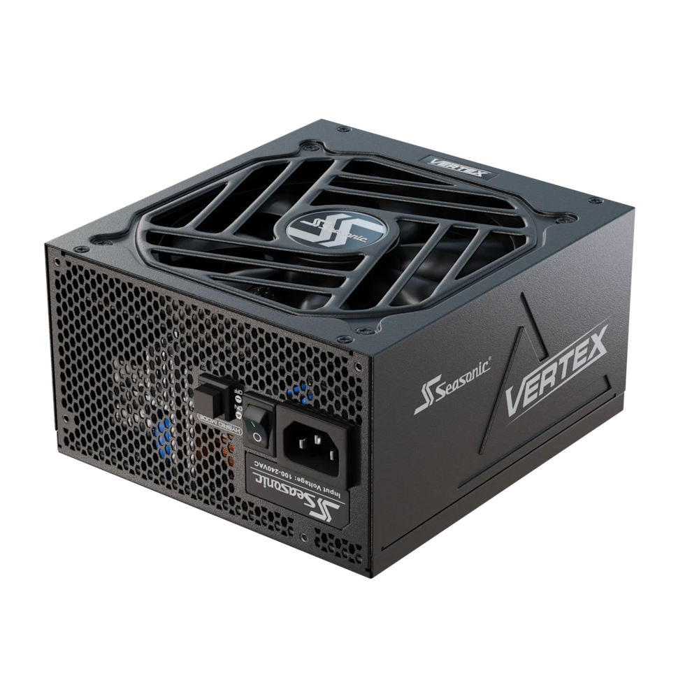 A large main feature product image of Seasonic VERTEX GX 1200W Gold PCIe 5.0 ATX 3.0 Modular PSU