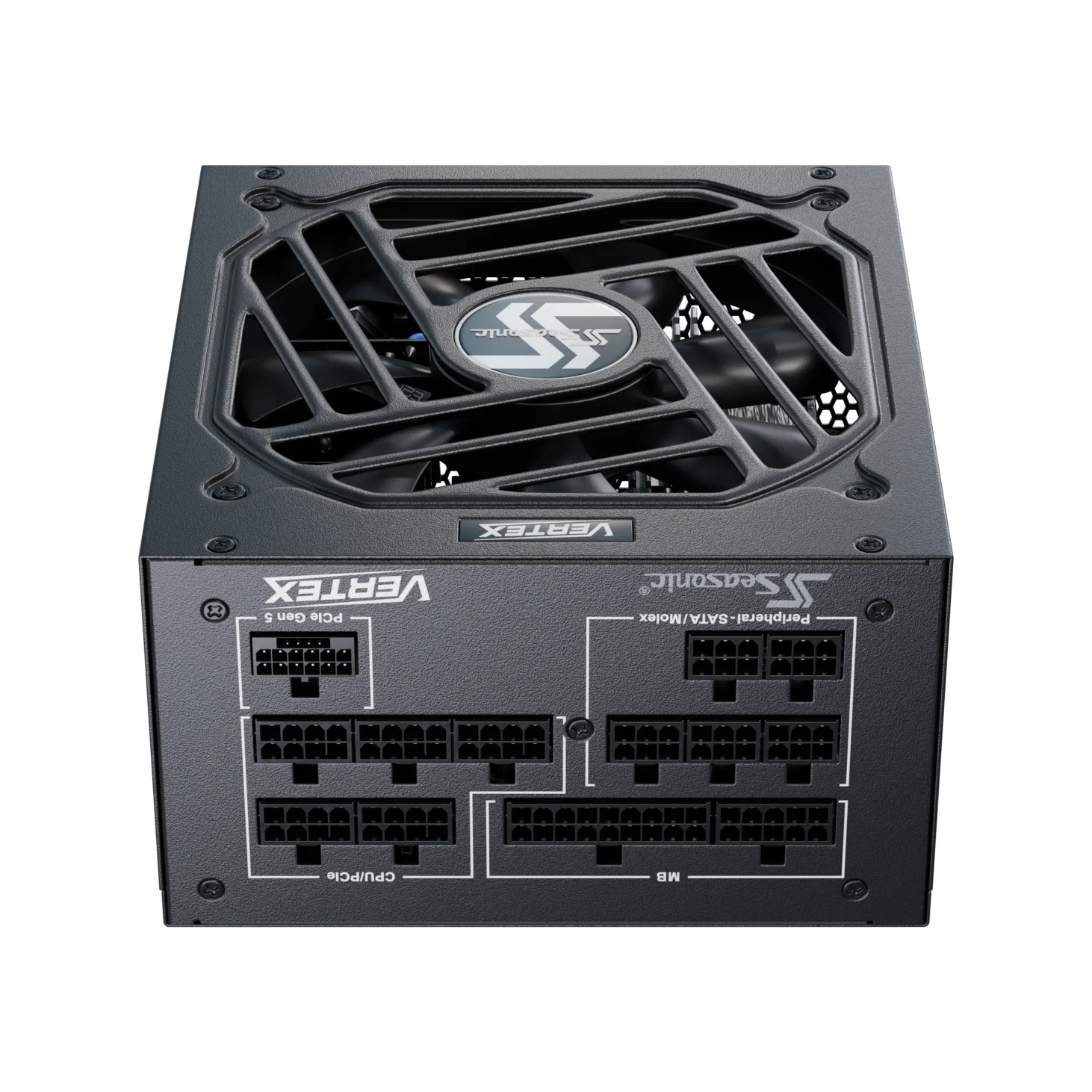 A large main feature product image of Seasonic VERTEX PX 1000W Platinum PCIe 5.0 ATX 3.0 Modular PSU