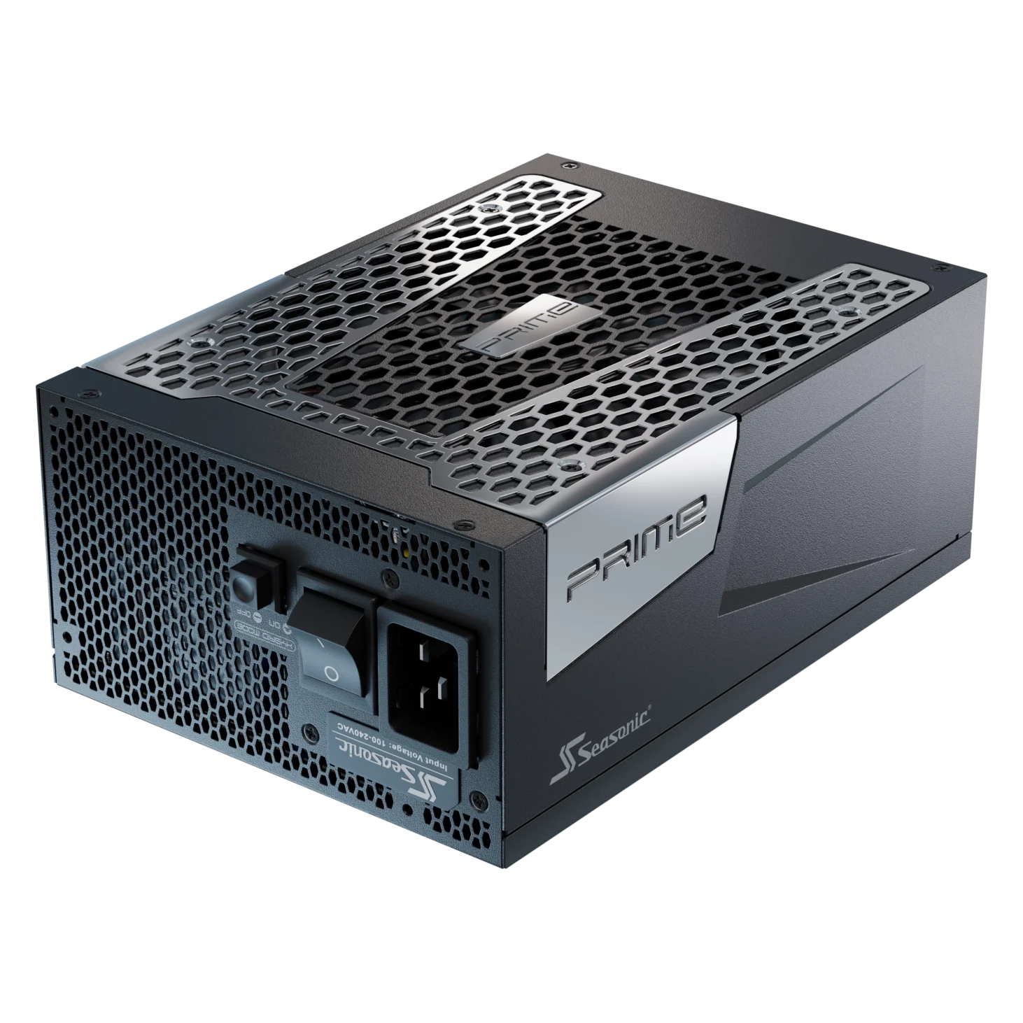 A large main feature product image of Seasonic PRIME PX 2200W (2024) Platinum PCIe 5.1 ATX 3.1 Modular PSU