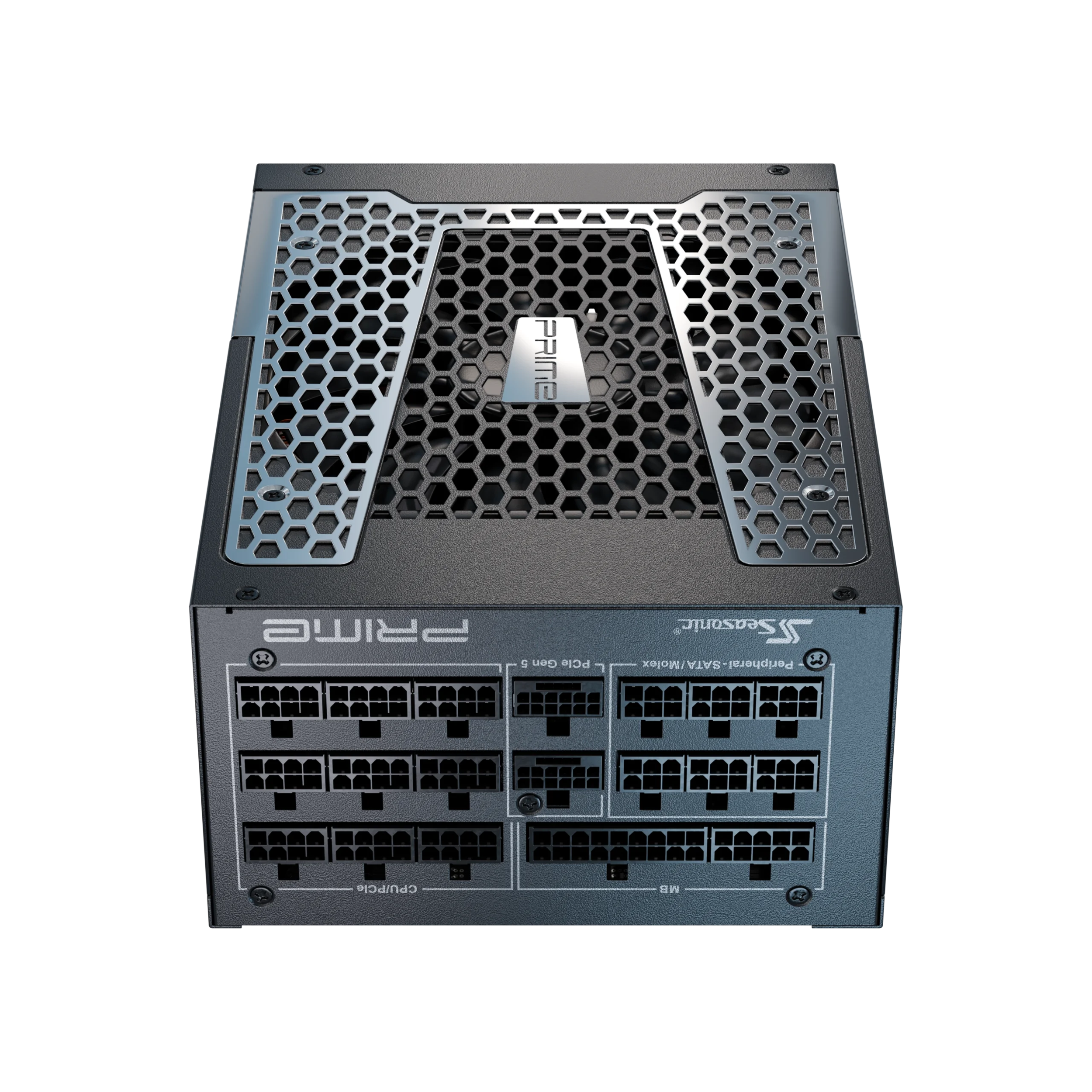 A large main feature product image of Seasonic PRIME PX 2200W (2024) Platinum PCIe 5.1 ATX 3.1 Modular PSU