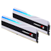 A product image of G.Skill Trident Z5 RGB 32GB Kit (2x16GB) DDR5 C30 6000MHz - Silver