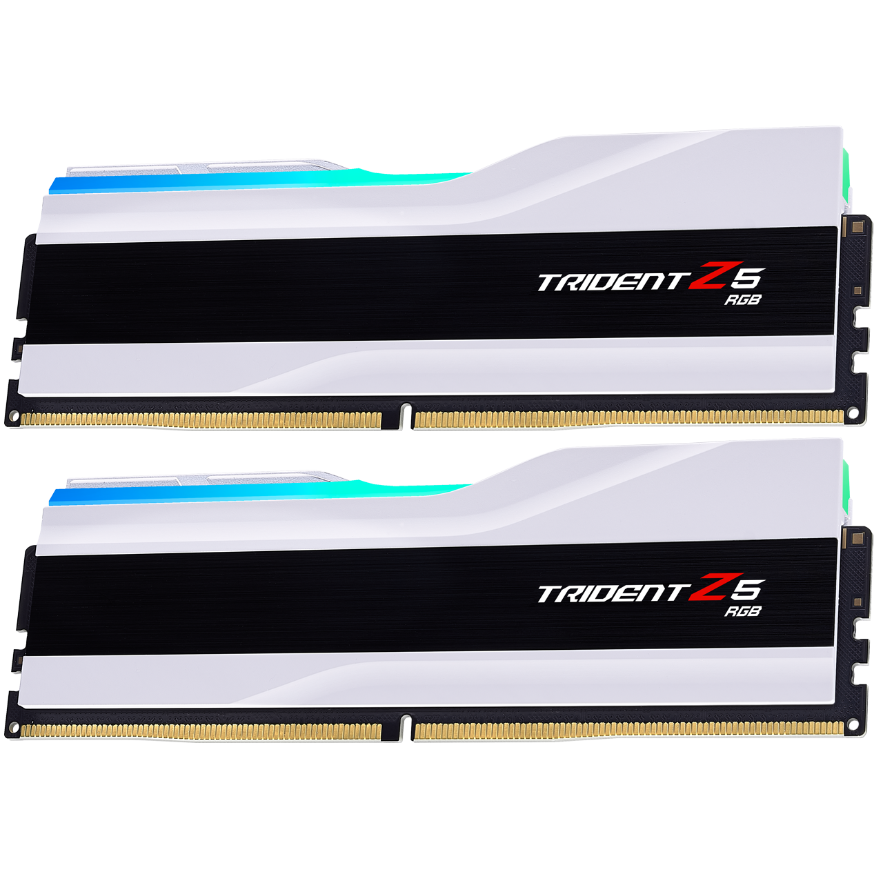 A large main feature product image of G.Skill Trident Z5 RGB 32GB Kit (2x16GB) DDR5-6000 C30 (Silver)
