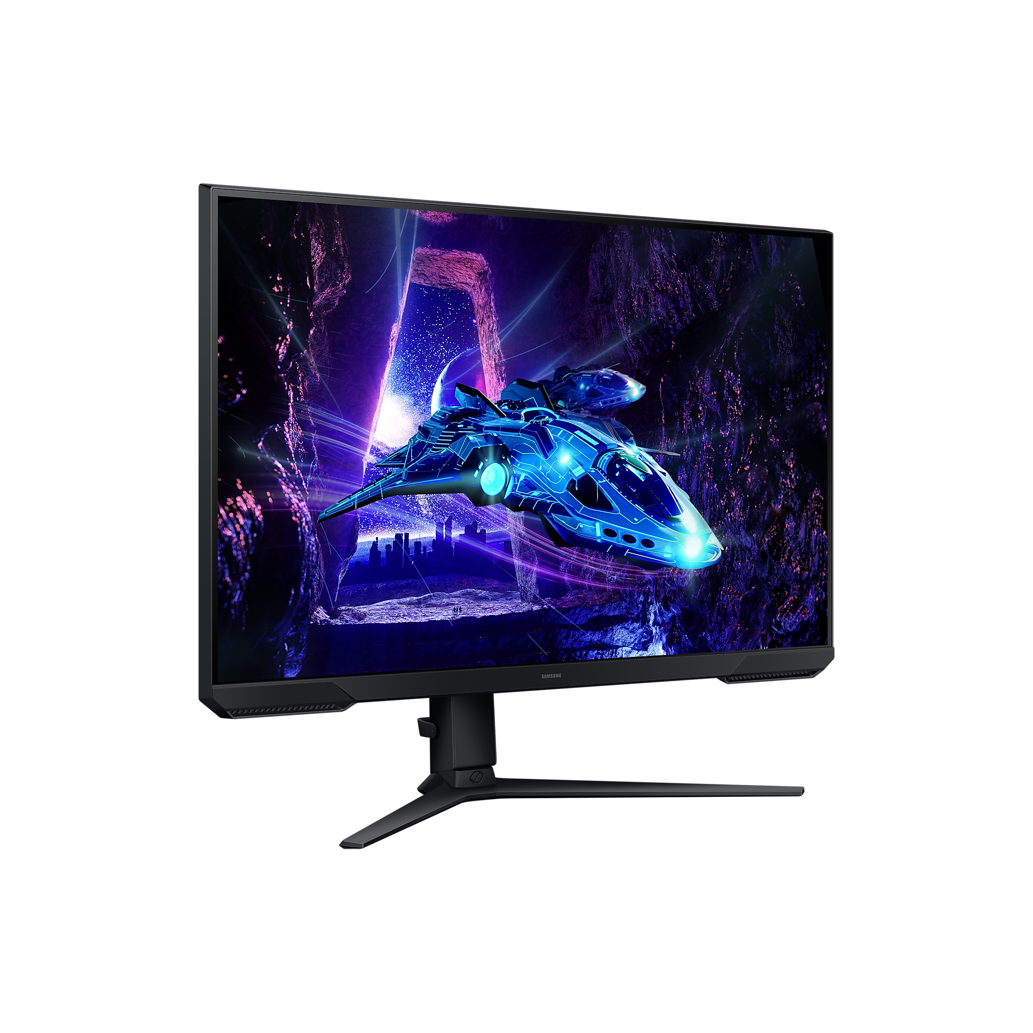 A large main feature product image of Samsung Odyssey G30D - 32" 1080p 180Hz VA Gaming Monitor