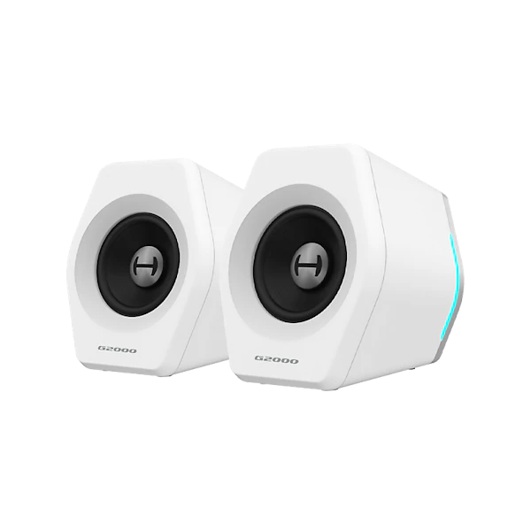 Edifier G2000 RGB Gaming Stereo Speakers (White) | PLE Computers