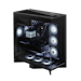 A product image of TRYX LUCA L70 - Premium Tempered Glass Mid Tower E-ATX Case (Black)