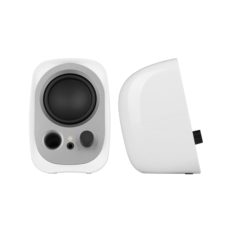 A large main feature product image of Edifier R12U 2.0 USB Speakers (White)