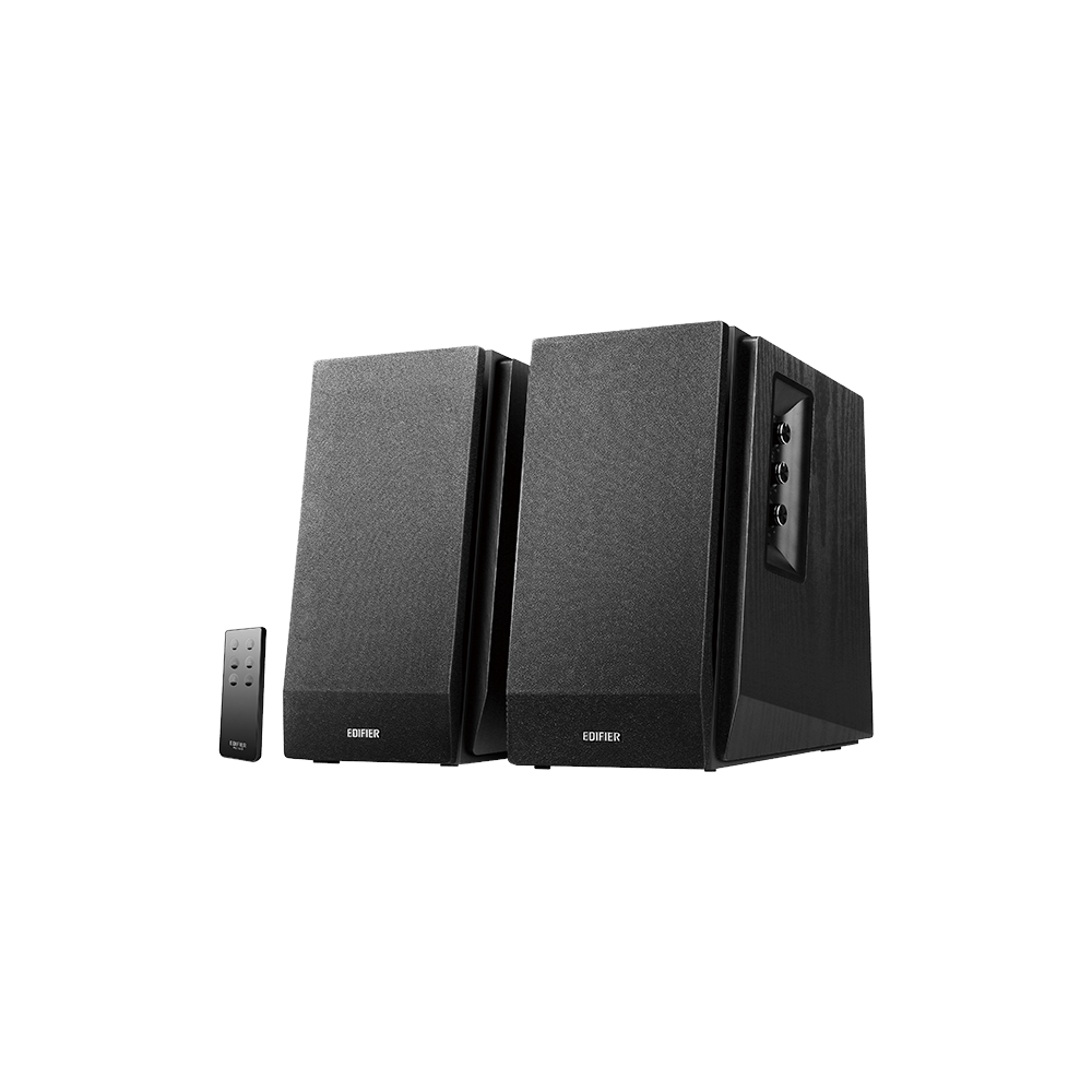 A large main feature product image of Edifier R1700BT Bluetooth Bookshelf Studio Speakers (Black)