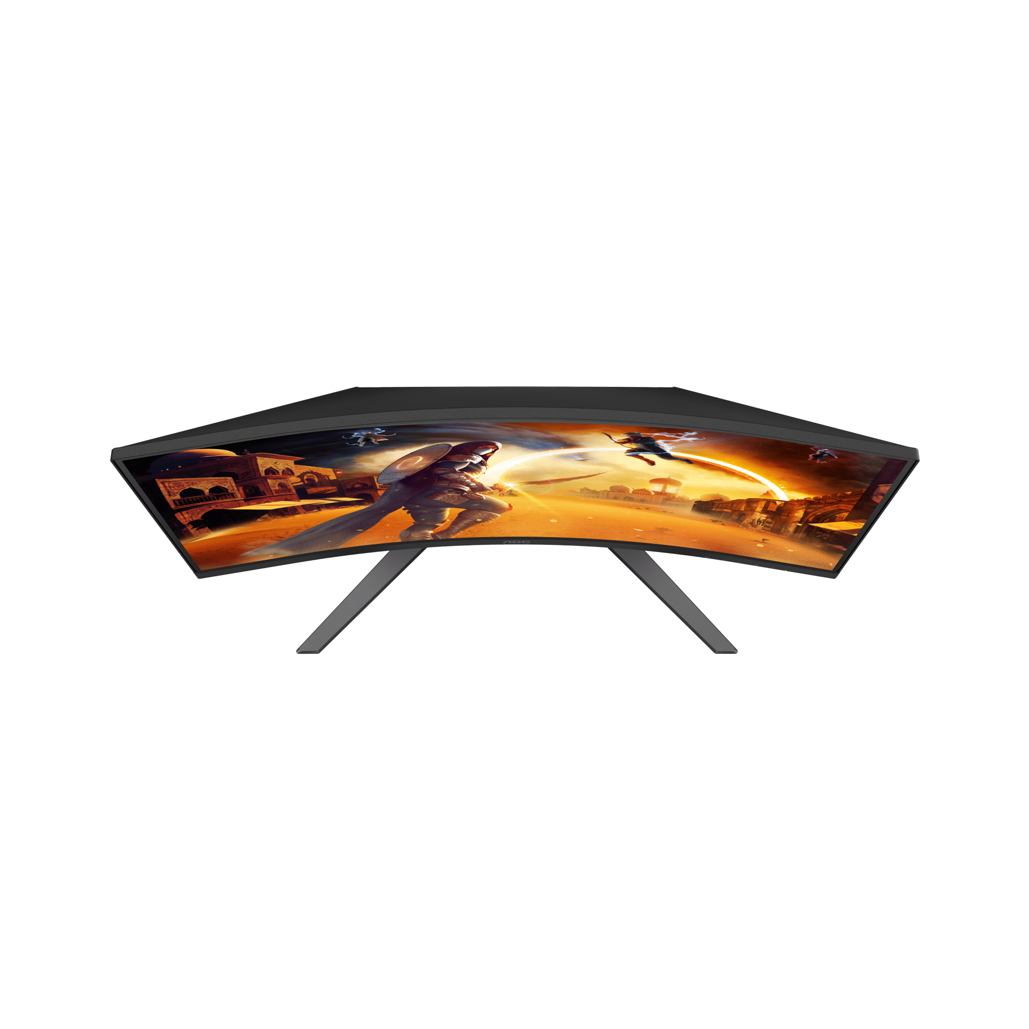 A large main feature product image of AOC CQ32G4E - 32" Curved 1440p 180Hz VA Monitor