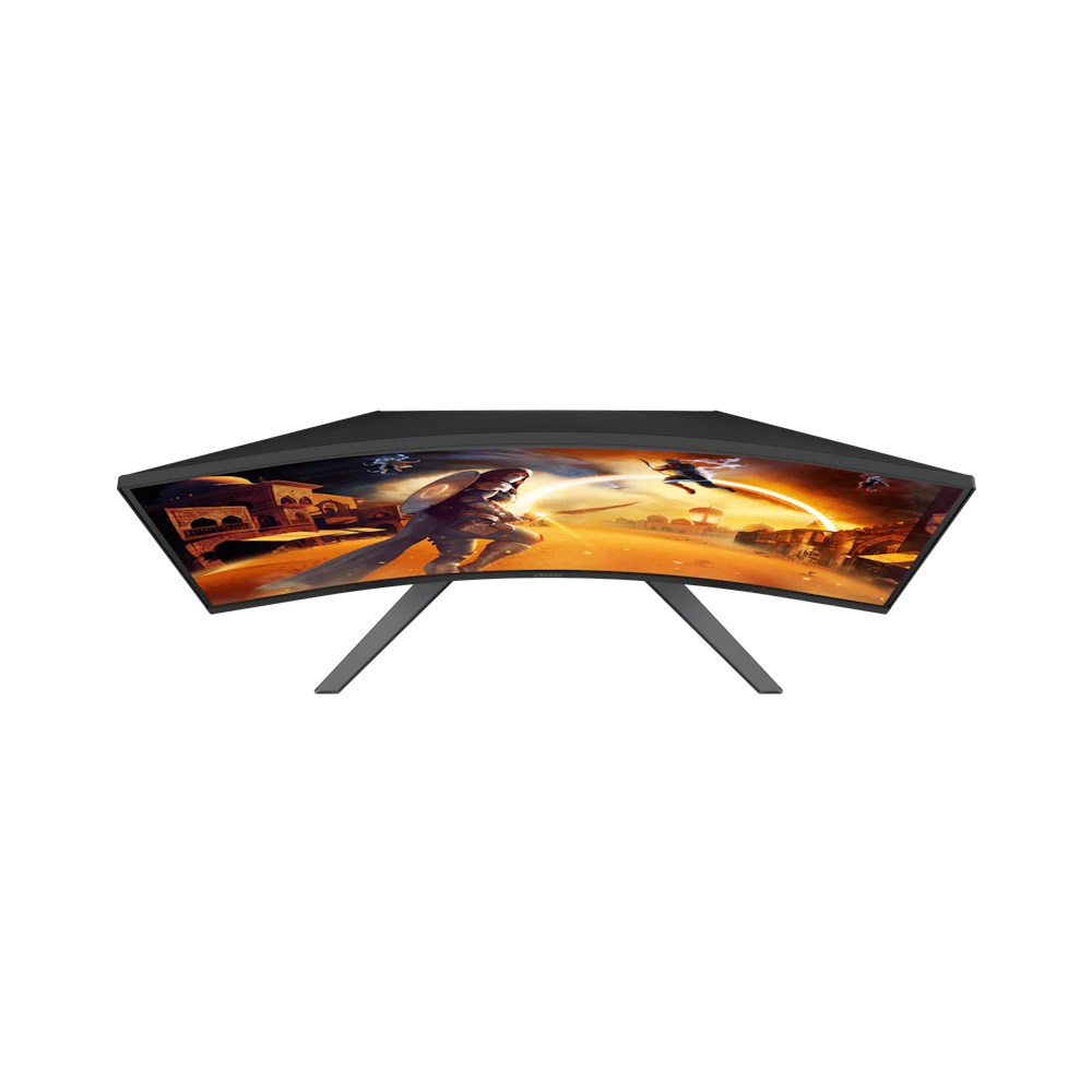 A large main feature product image of AOC CQ32G4E - 32" Curved 1440p 180Hz VA Monitor