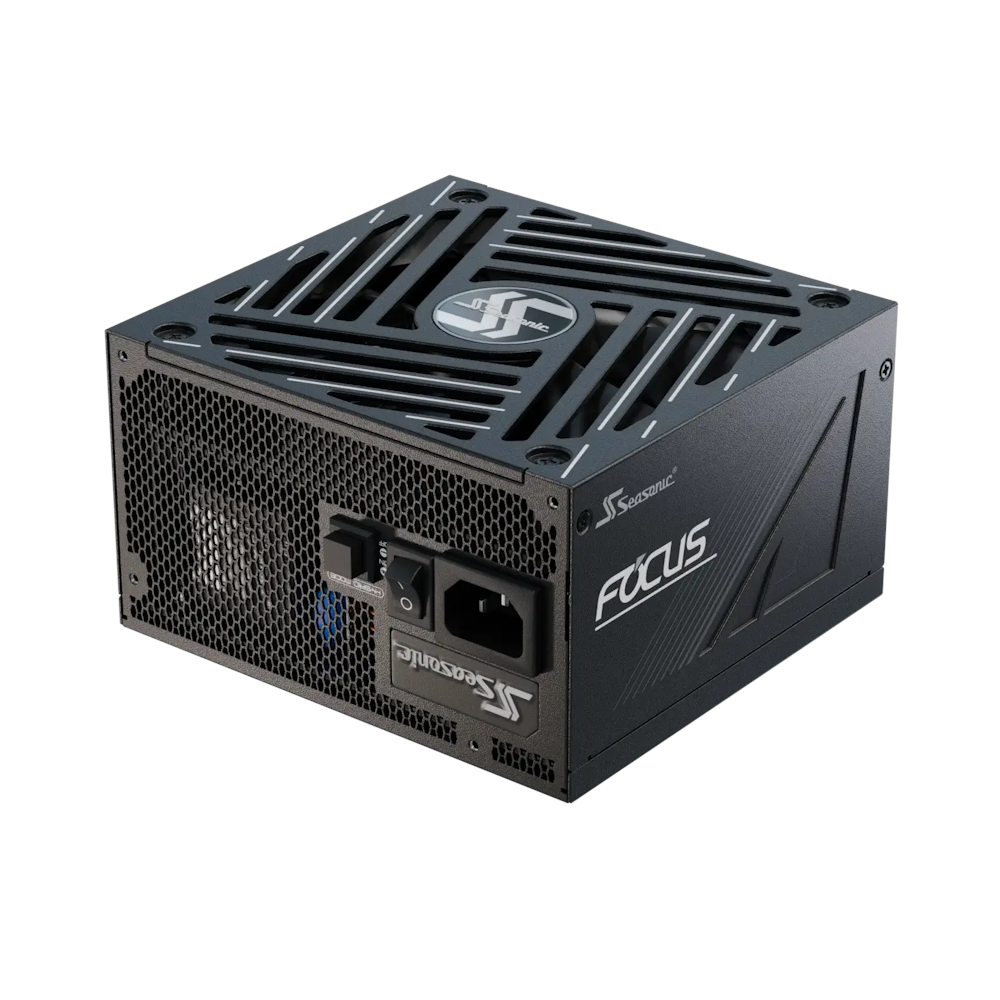 A large main feature product image of Seasonic FOCUS V4 GX 850W Gold PCIe 5.1 ATX 3.1 Modular PSU