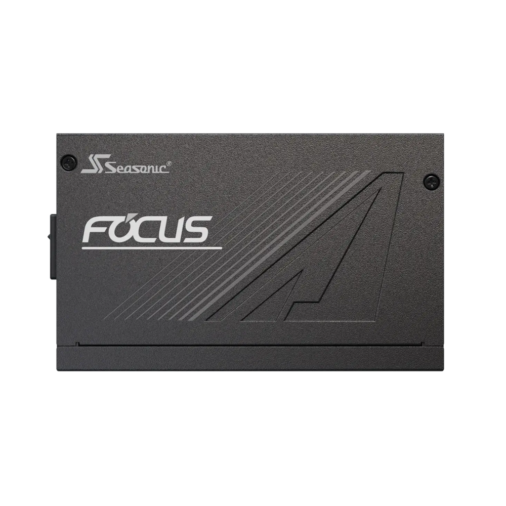 A large main feature product image of Seasonic FOCUS V4 GX 850W Gold PCIe 5.1 ATX 3.1 Modular PSU