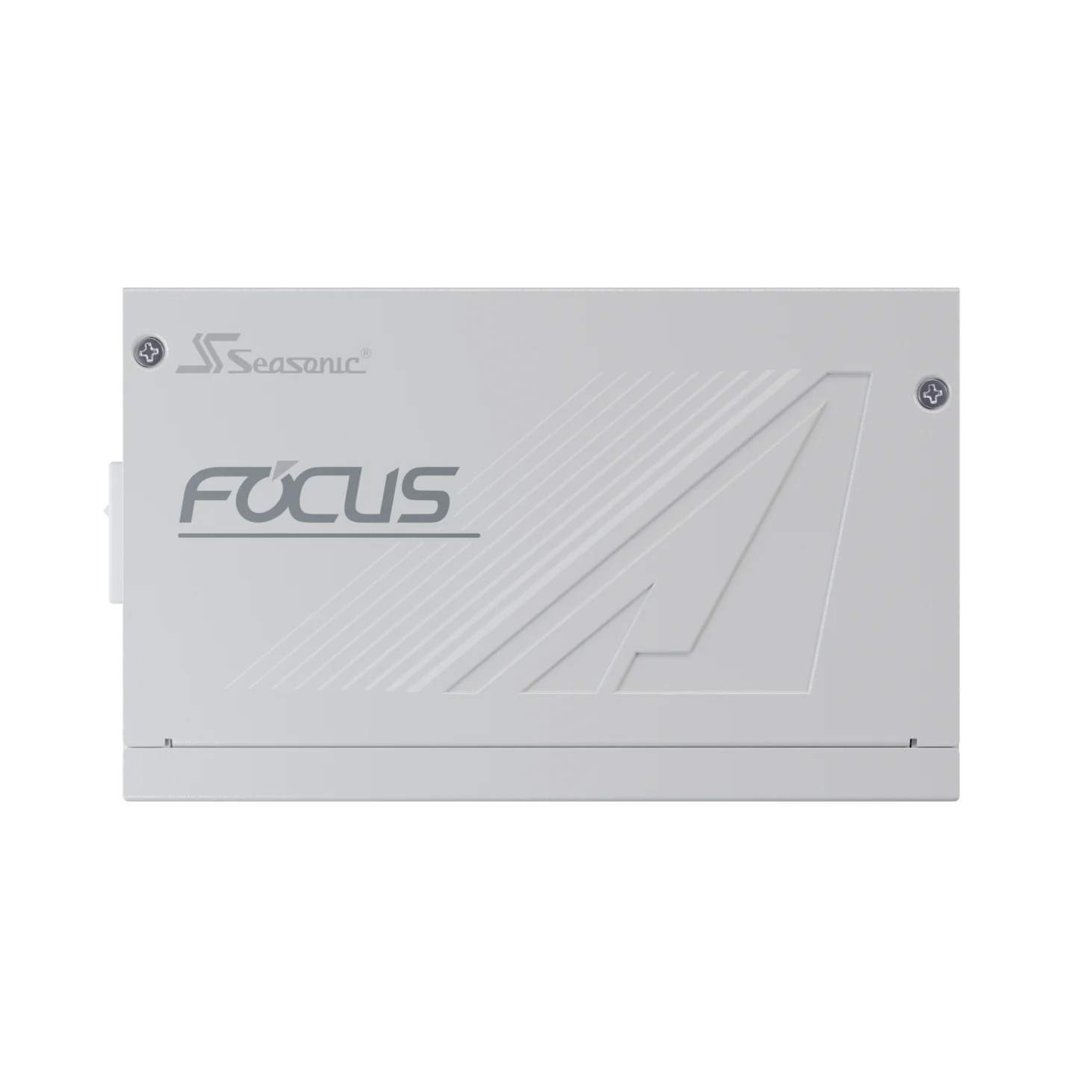 A large main feature product image of Seasonic FOCUS V4 GX 850W Gold PCIe 5.1 ATX 3.1 Modular PSU (White)