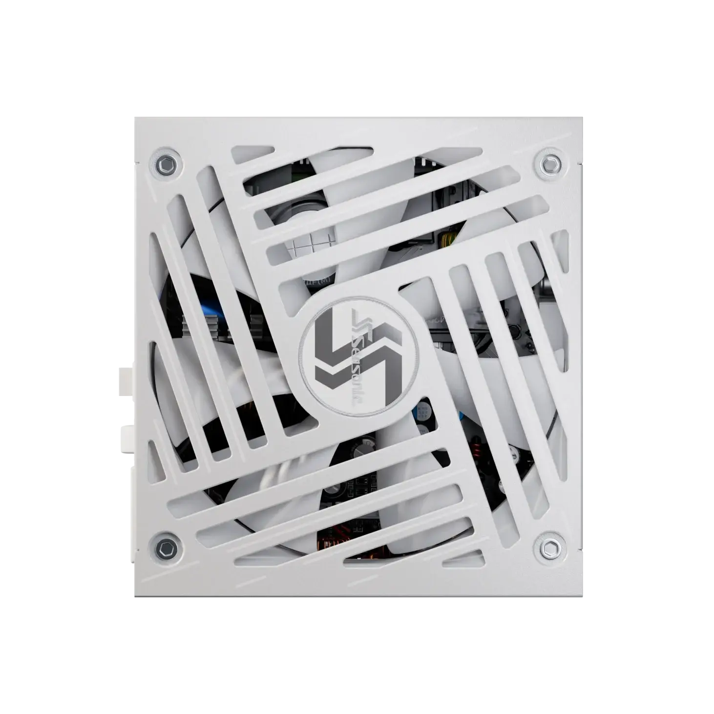 A large main feature product image of Seasonic FOCUS V4 GX 850W Gold PCIe 5.1 ATX 3.1 Modular PSU (White)