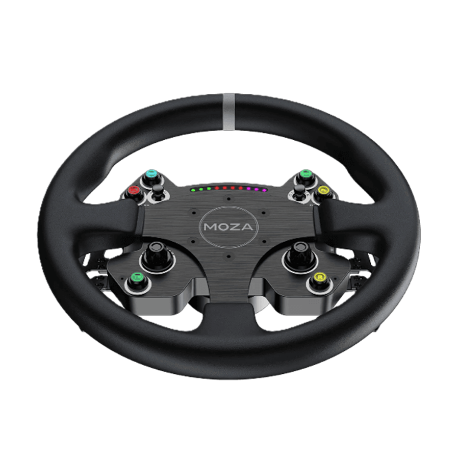 A large main feature product image of MOZA CS V2P Steering Wheel