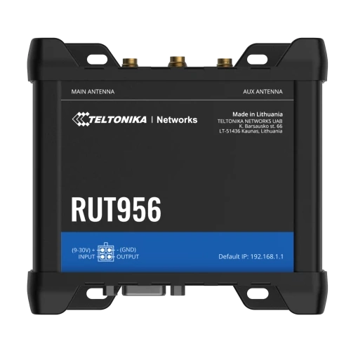 A large main feature product image of Teltonika RUT956 Industrial Cellular Router