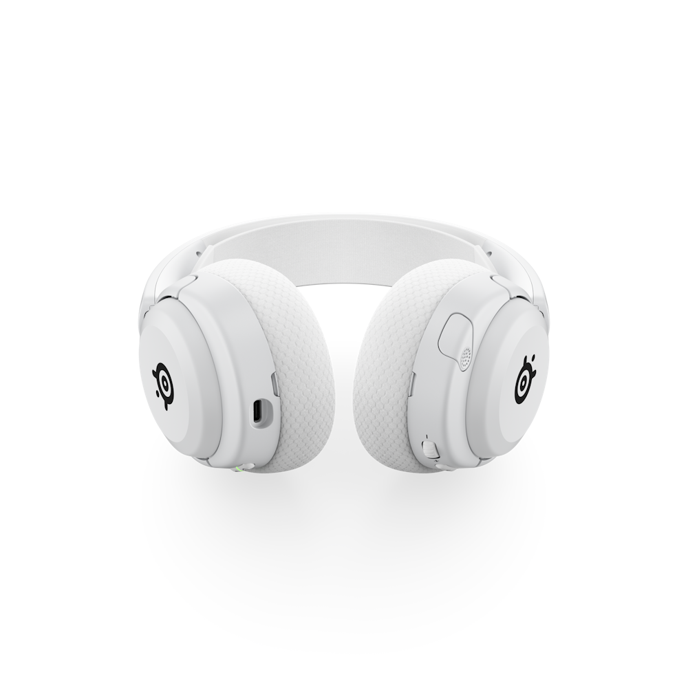 A large main feature product image of SteelSeries Arctis Nova 5 Wireless - Gaming Headset - White
