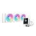 A product image of DeepCool MYSTIQUE 360 ARGB AIO Liquid CPU Cooler - White