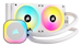 A product image of EX-DEMO Corsair iCUE LINK H100i RGB 240mm AIO Liquid CPU Cooler - White