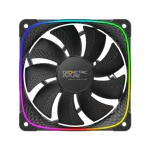 A small tile product image of Geometric Future Squama 2503 - 120mm ARGB PWM Fan (Black)