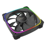 A small tile product image of Geometric Future Squama 2503 - 120mm ARGB PWM Fan (Black)
